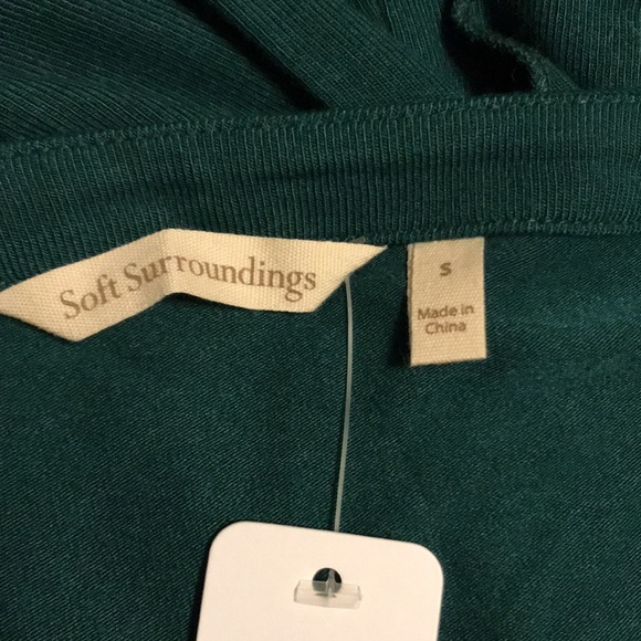 Soft Surroundings Madeline Tunic in Jewel Green - Picture 8 of 9